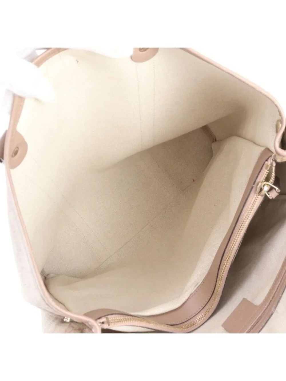 Gucci GG Supreme Sherry Line Leather Tote Shoulder